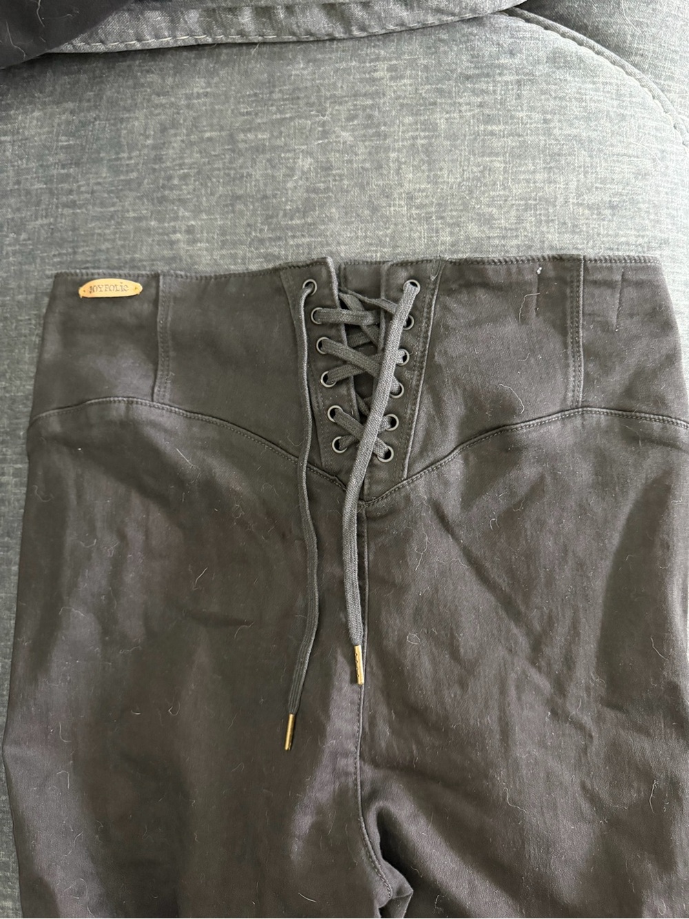 Mia Joy High waisted pants with tie back